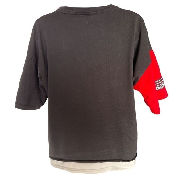 DUDHUH Men’s T-Shirts Techwear Japanese Streetwear Hip Hop Short Sleeve for Men - Picture 4 of 8